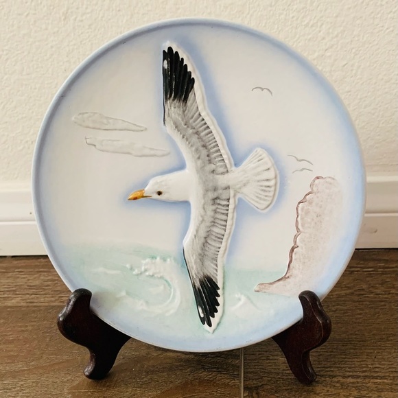 Goebel Wildlife Series, Seagull, limited edition wall plate series - Picture 1 of 8